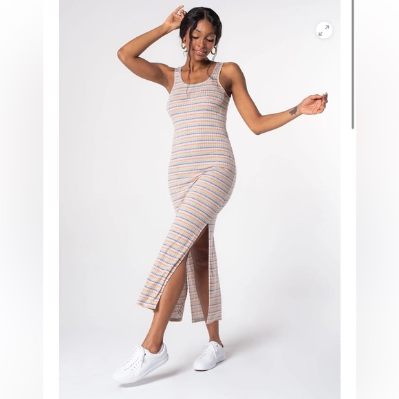 💖 NWT Lovestitch True Stripes Tank Dress – Size Small - Picture 1 of 5